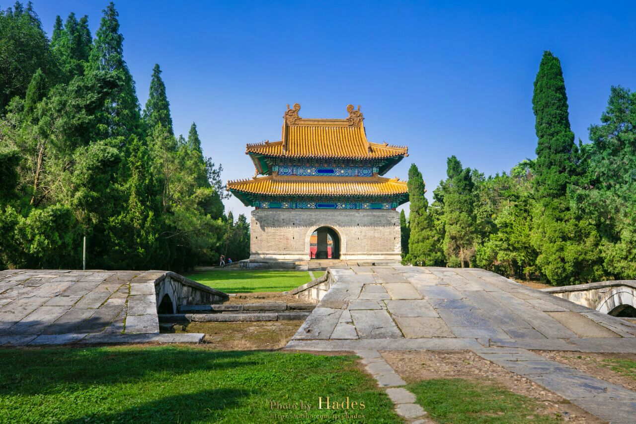 A scenic view of Xianling Mausoleum Heritage
