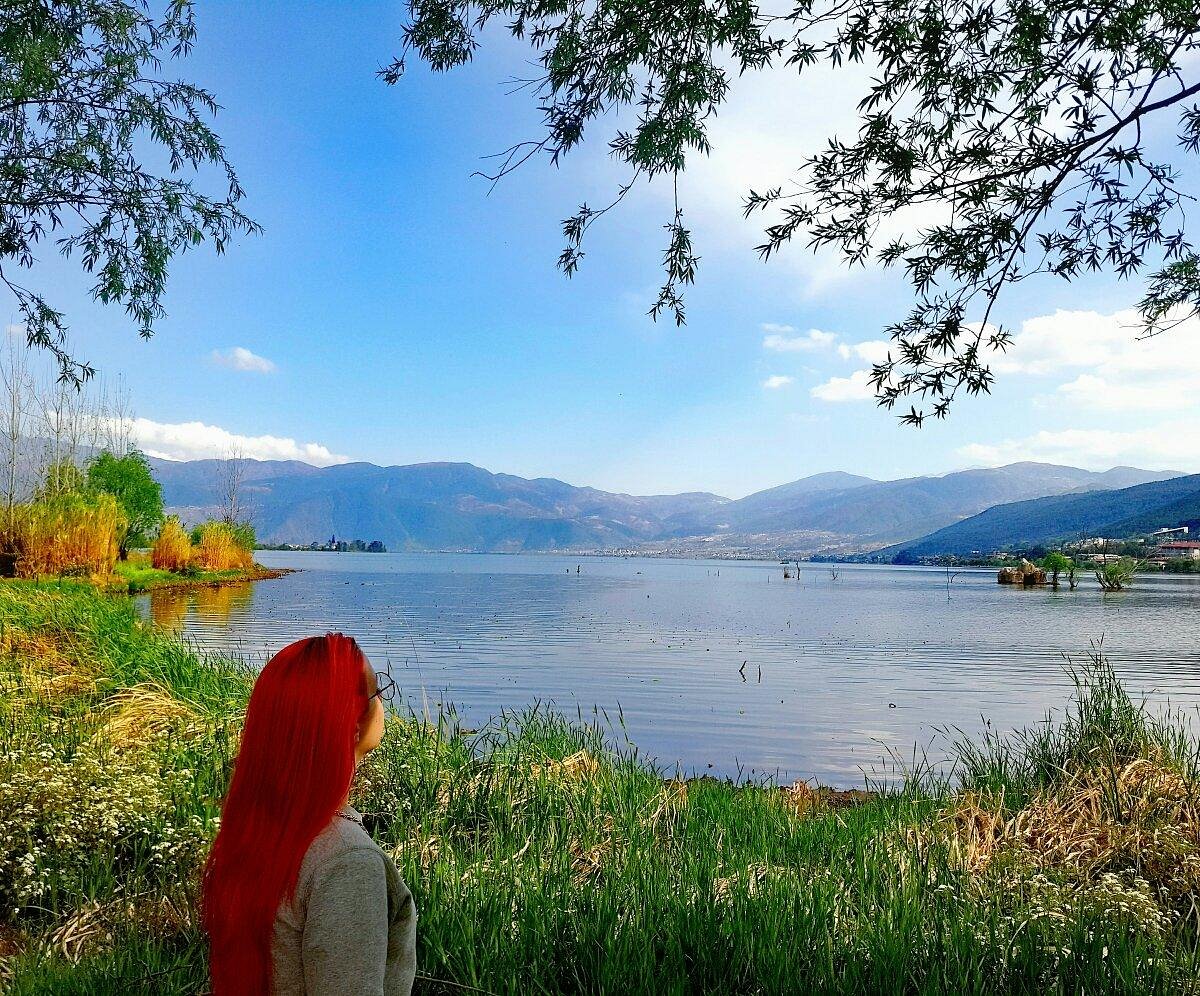 A scenic view of xichang qionghai lake