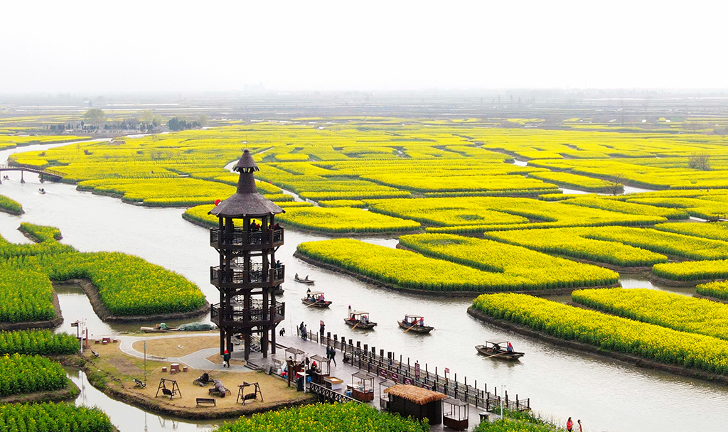A scenic view of xinghua village