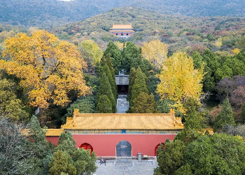 A scenic view of Xiongjiazhong Tomb Site