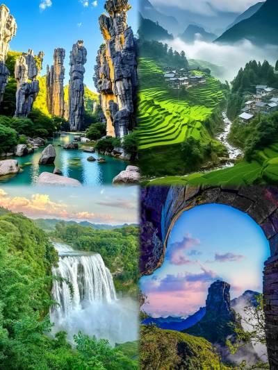 A scenic view of Xiu Water Scenic Area
