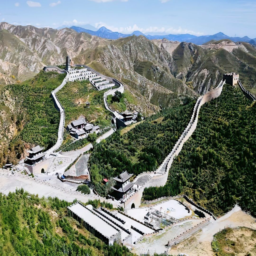 A scenic view of Yanmenguan