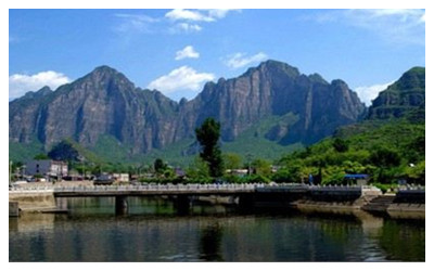 A scenic view of Yesanpo Scenic Area