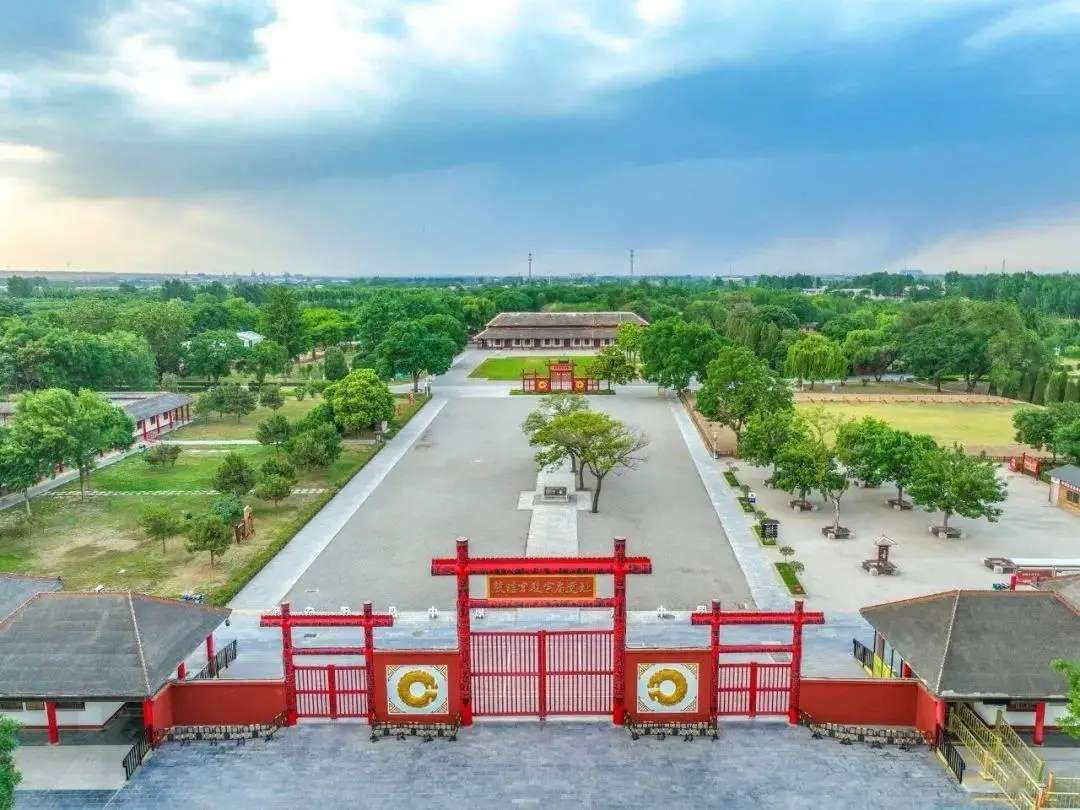 A scenic view of Yinxu Ruins