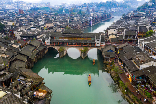 A scenic view of youjiang revolutionary sites