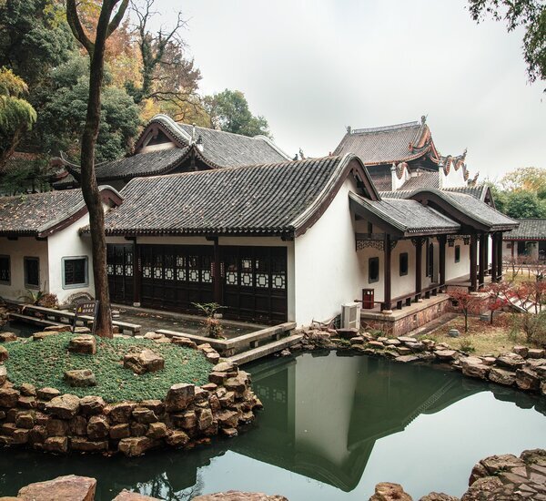 A scenic view of Yuelu Academy