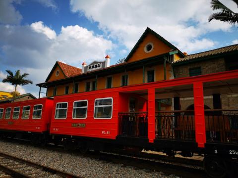 A scenic view of yunnan railway museum