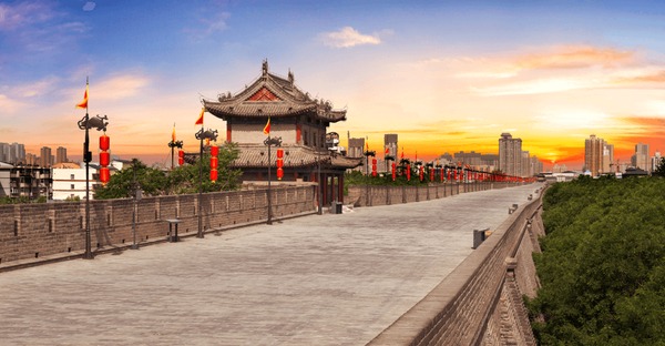 A scenic view of Yuxian Ancient City