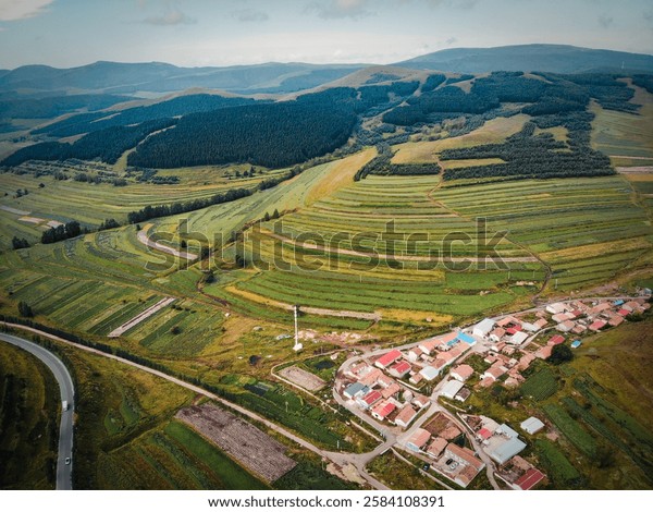A scenic view of Zhangbei Grassland