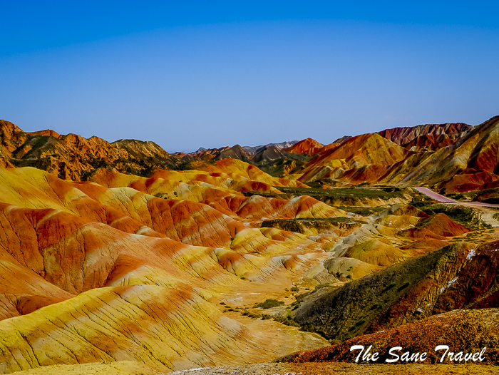 A scenic view of zhanggong mountain