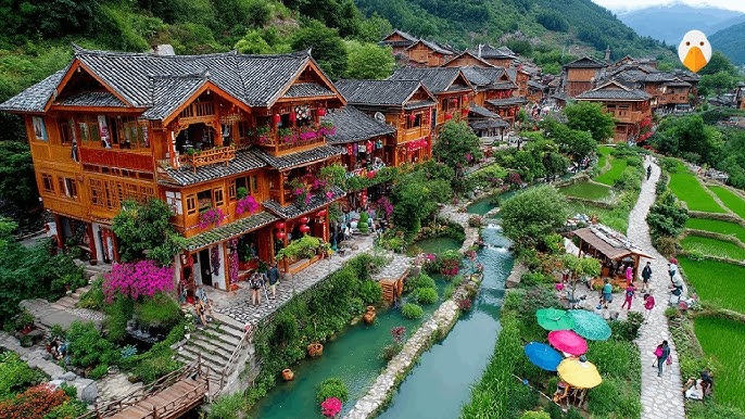 A scenic view of zhaoxing dong village