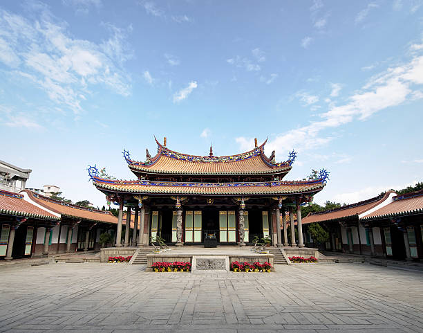 A scenic view of zizhong confucian temple